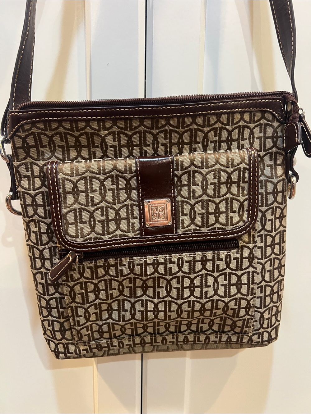 Gianni Bernini Vintage Crossbody Leather Purse